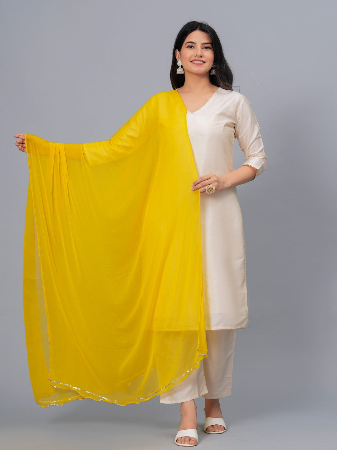 Solid Nazmeen Dupatta