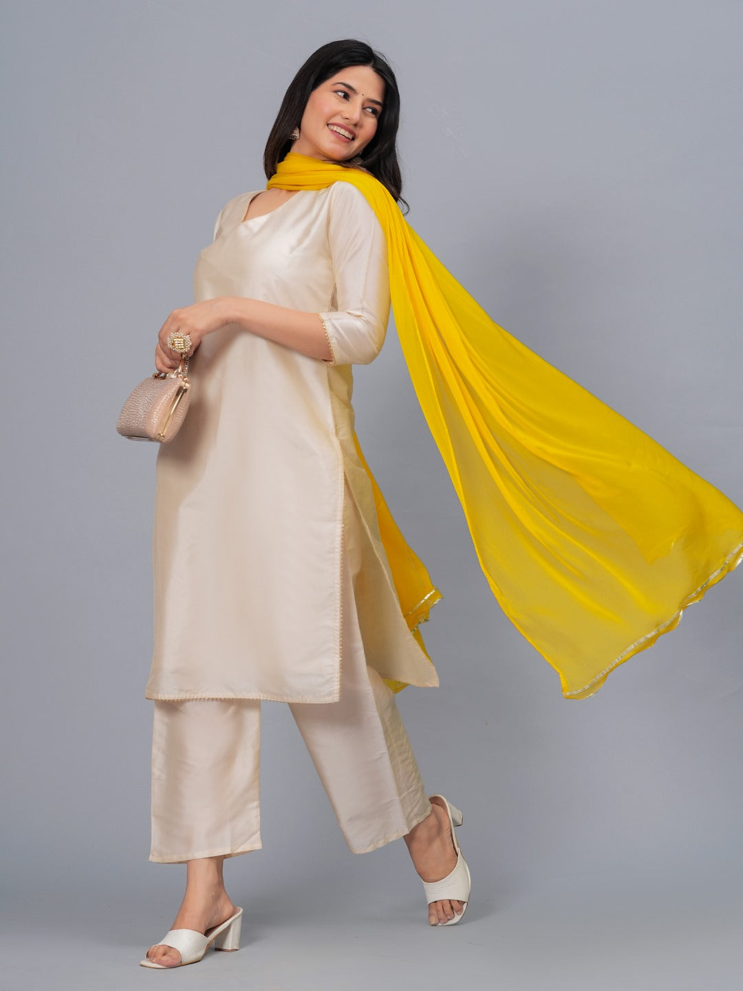 Solid Nazmeen Dupatta
