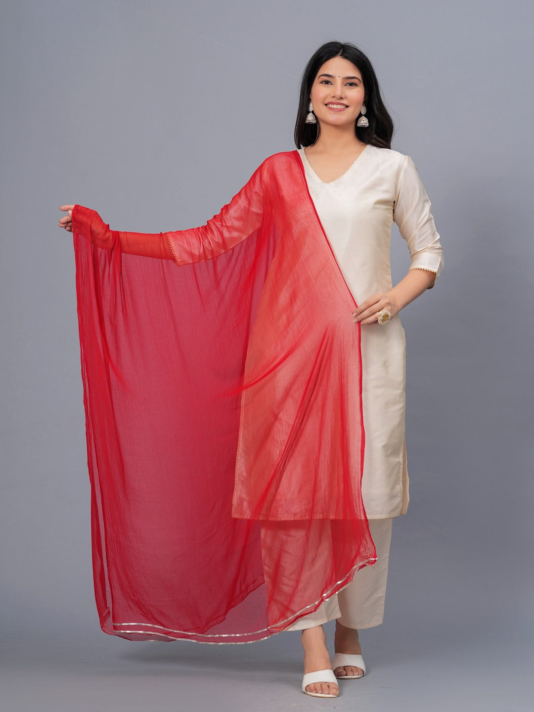 Solid Nazmeen Dupatta