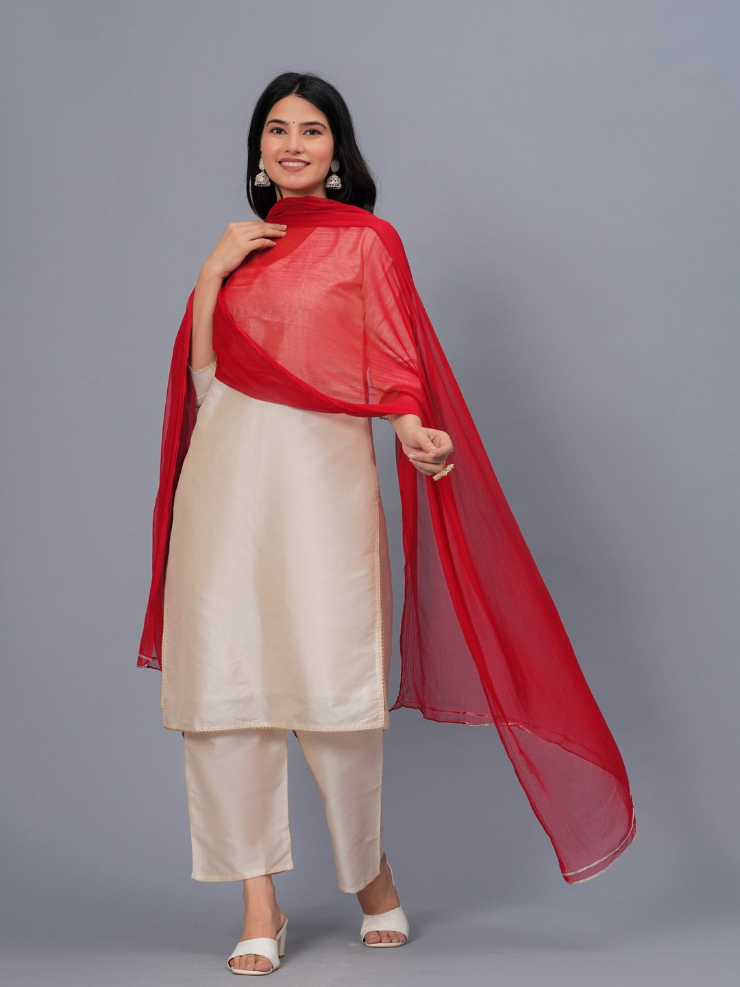 Solid Nazmeen Dupatta