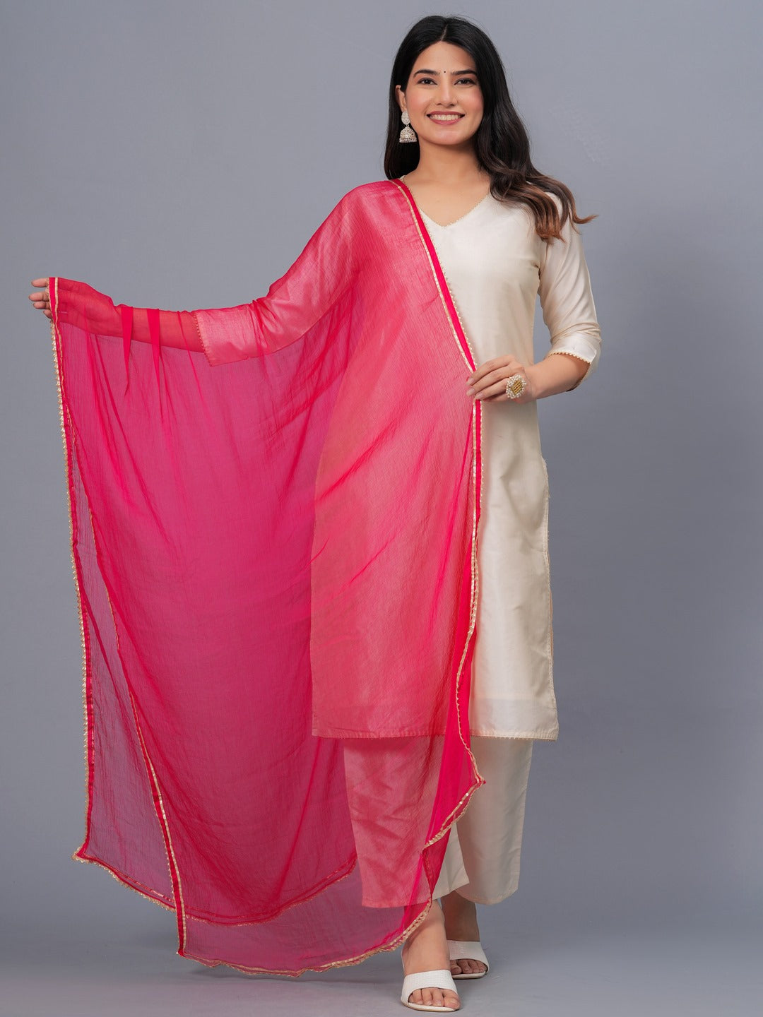 Solid Nazmeen Dupatta