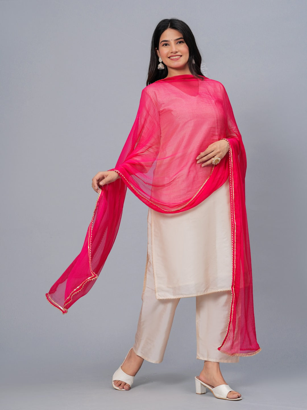 Solid Nazmeen Dupatta (Pre-Order)