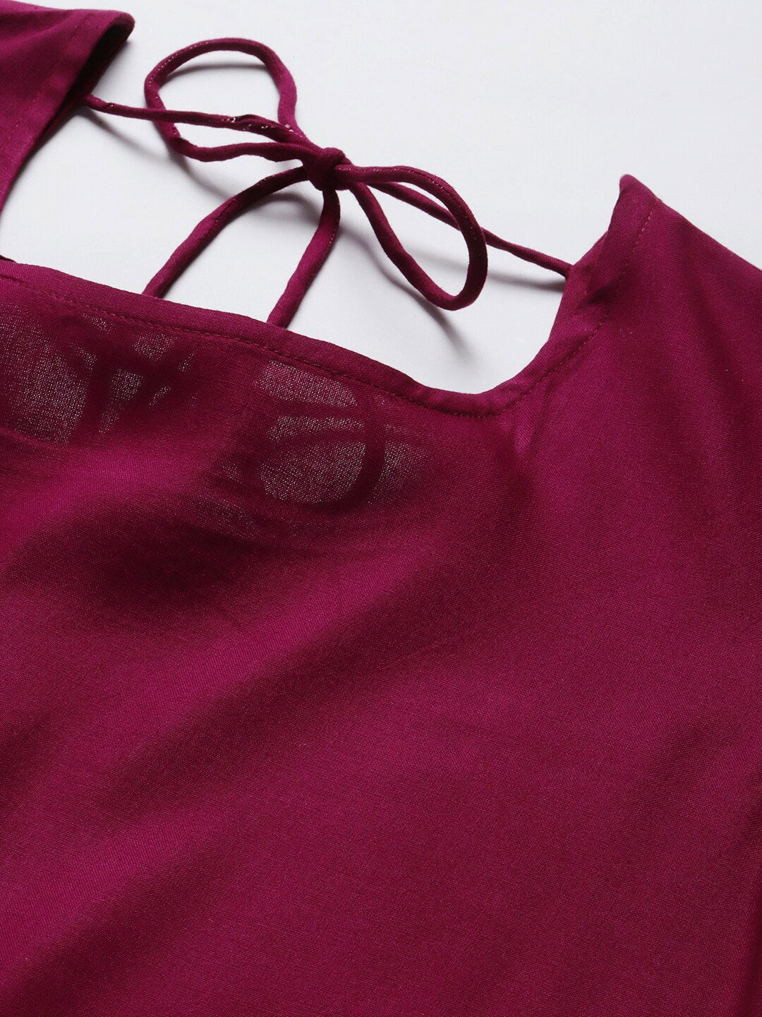 Gold Print Rayon Flared Kurta Dupatta Set (Wine) (Pre-Order)