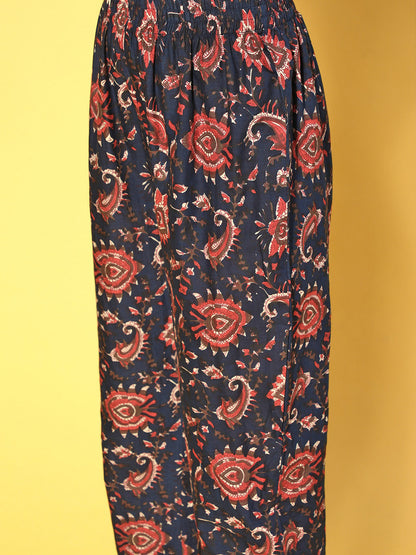 Floral Print Cotton kaftan Kurta Set (Pre-Order)