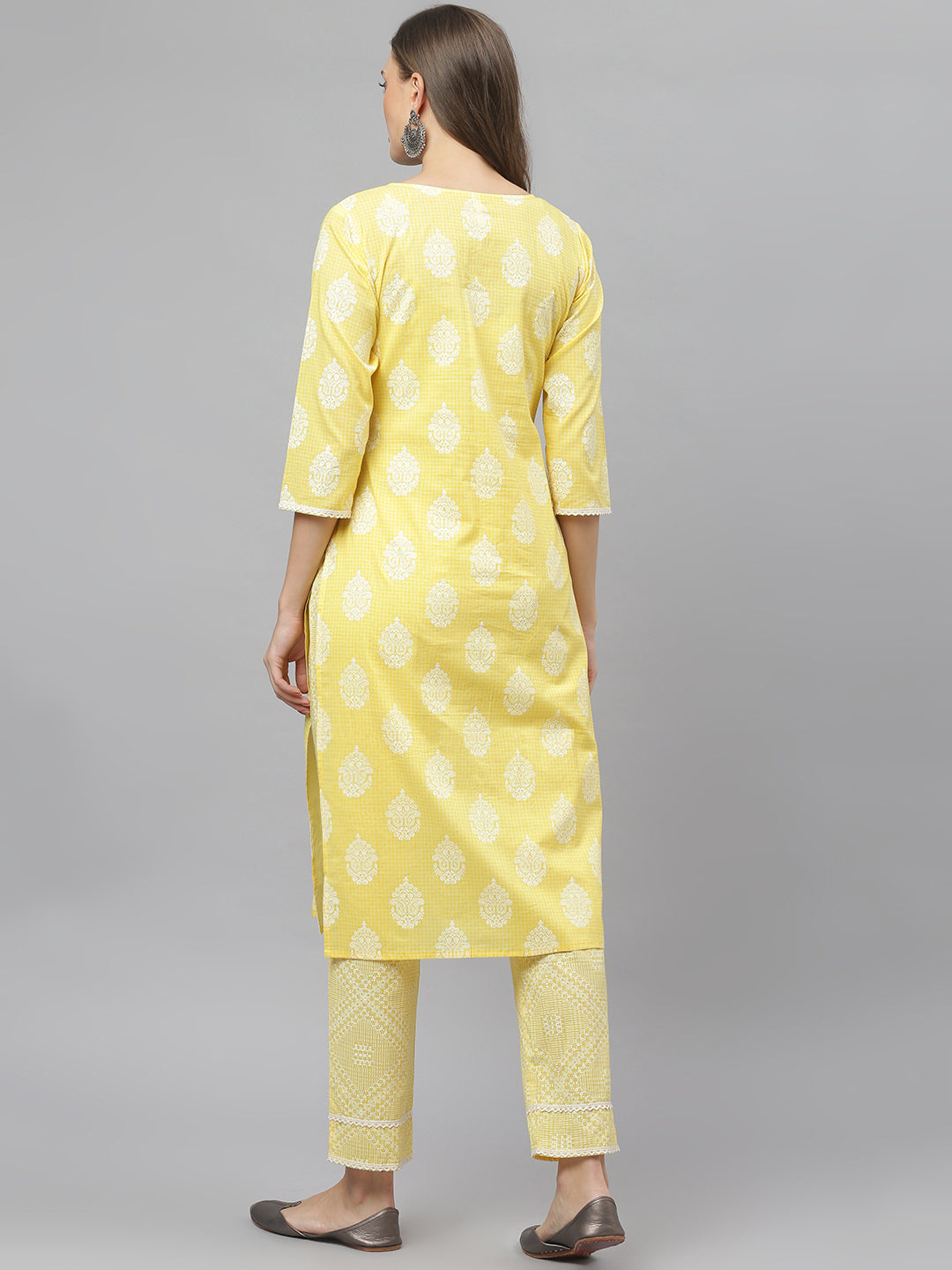 Women's Floral Print Rayon Straight Kurta Pant Set (Pre-Order)