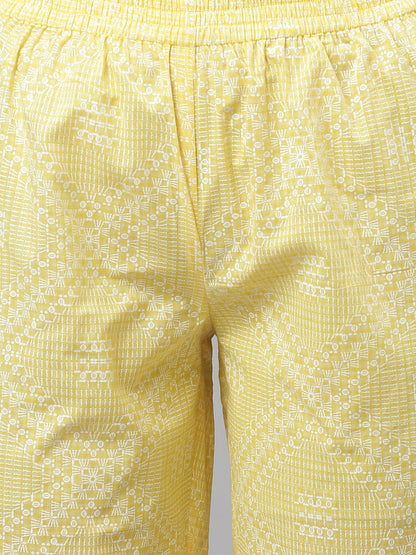 Women's Floral Print Rayon Straight Kurta Pant Set (Pre-Order)
