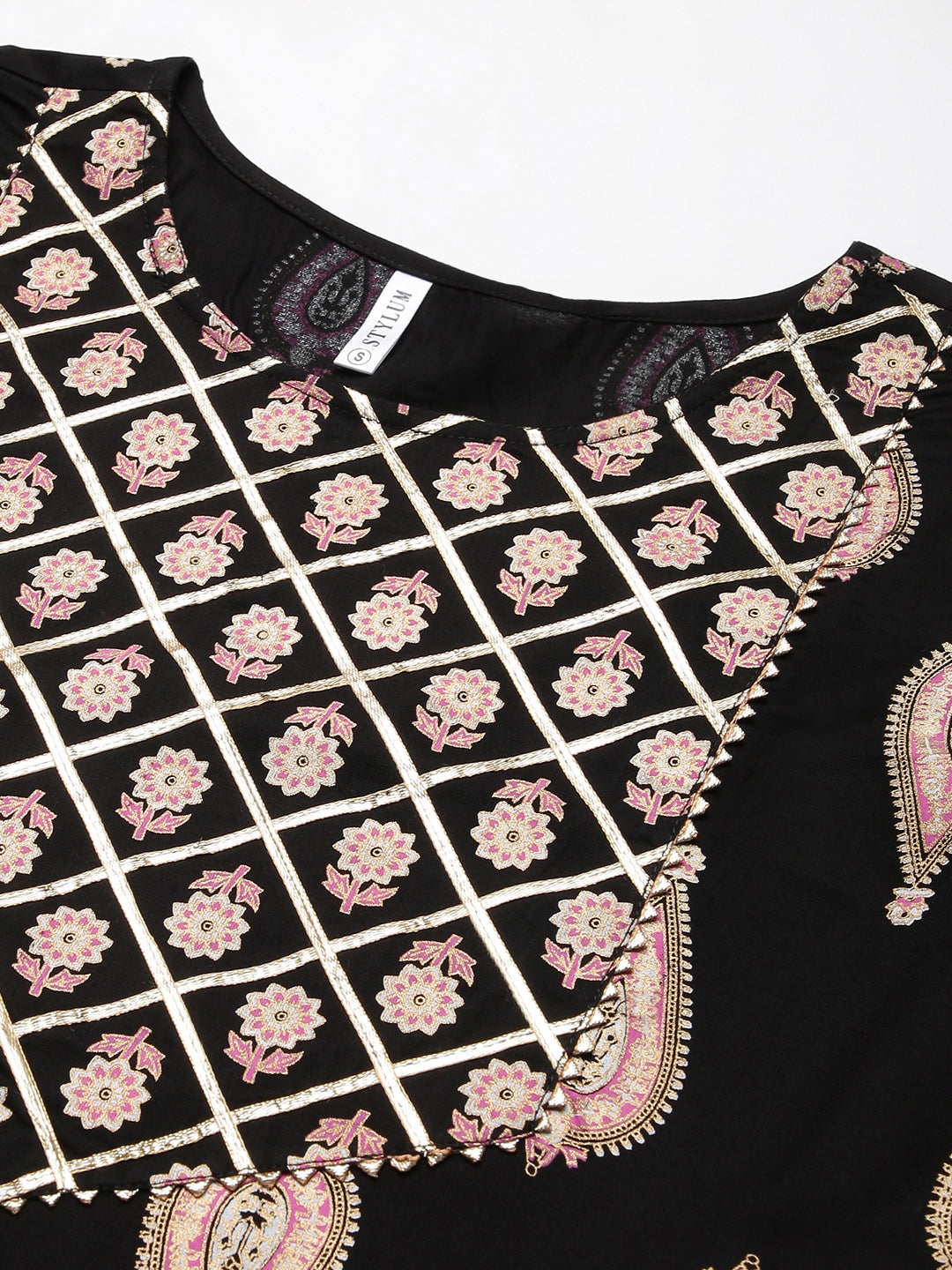 Women's Floral Print Rayon Straight Kurta Pant Dupatta Set (Pre-Order)