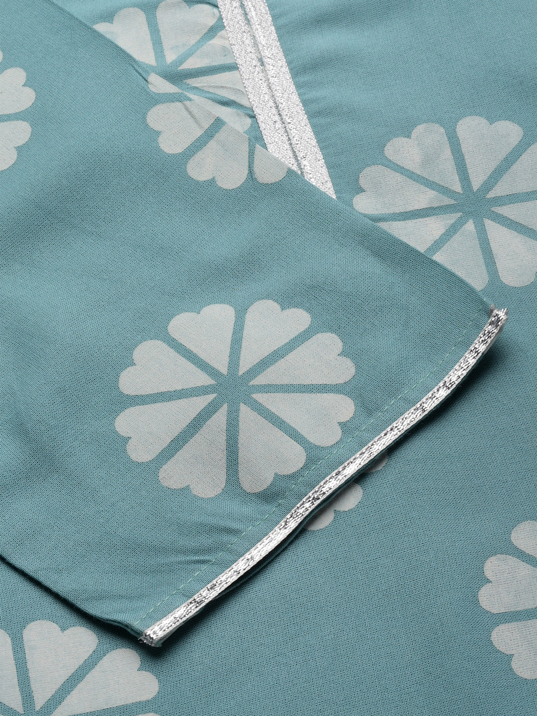 Printed Cotton Straight Kurta Pant Dupatta Set (Pre-Order)