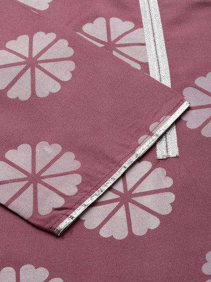 Printed Cotton Straight Kurta Pant Dupatta Set (Pre-Order)