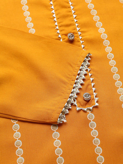 Printed Rayon Straight Kurta Sharara Dupatta Set (Pre-Order)