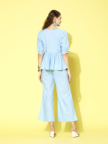 Self Design Rayon Blend Co-Ords Set (Pre-Order)