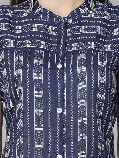 Printed Cotton Blend Straight Kurta Pant Set (Pre-Order)