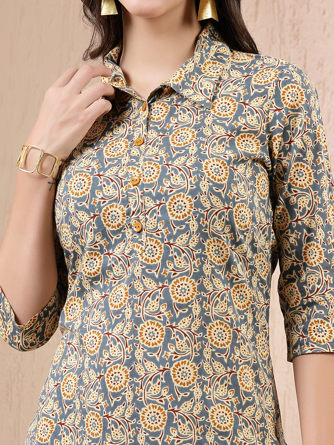 Dabbu Printed Cotton Straight Kurta Pant Set (Pre-Order)