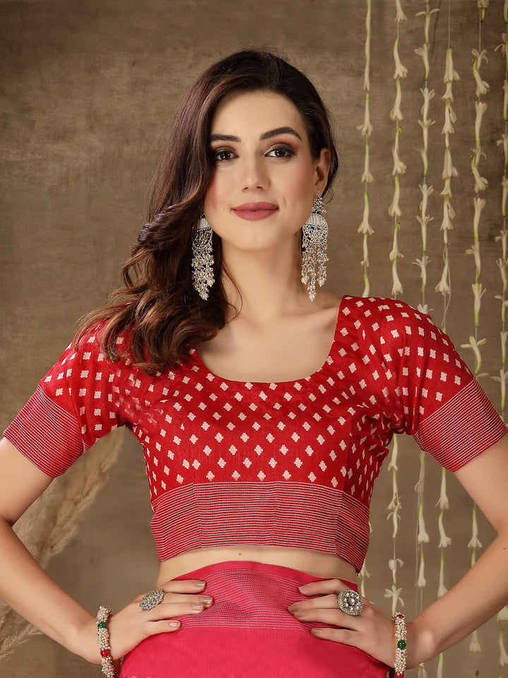 Patola Print Cotton Blend Saree