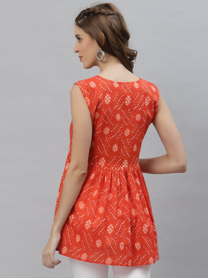 Bandhej Printed Cotton Top (Pre-Order)