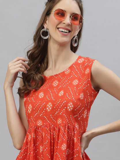 Bandhej Printed Cotton Top (Pre-Order)