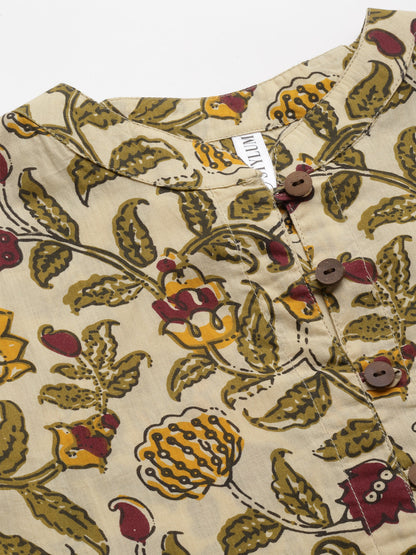 Floral Printed Cotton Top (Pre-Order)