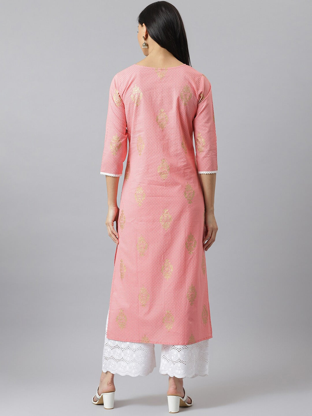 Khari Printed Cotton Straight Kurta (Pre-Order)