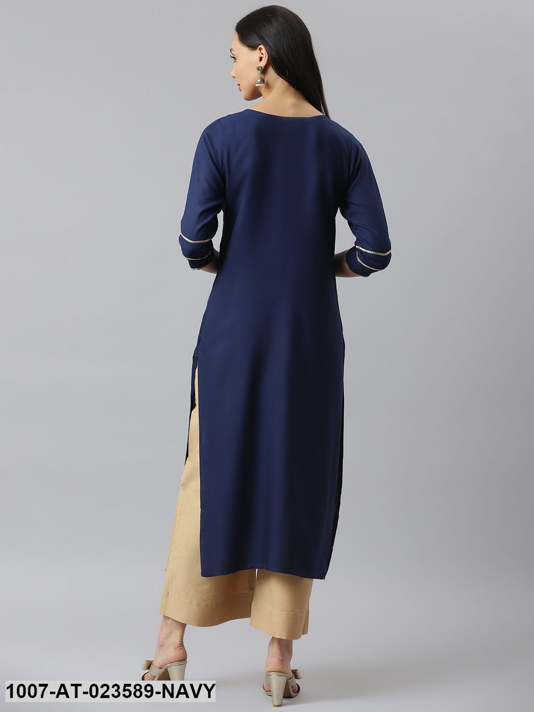 Printed Rayon Straight Kurta (Pre-Order)