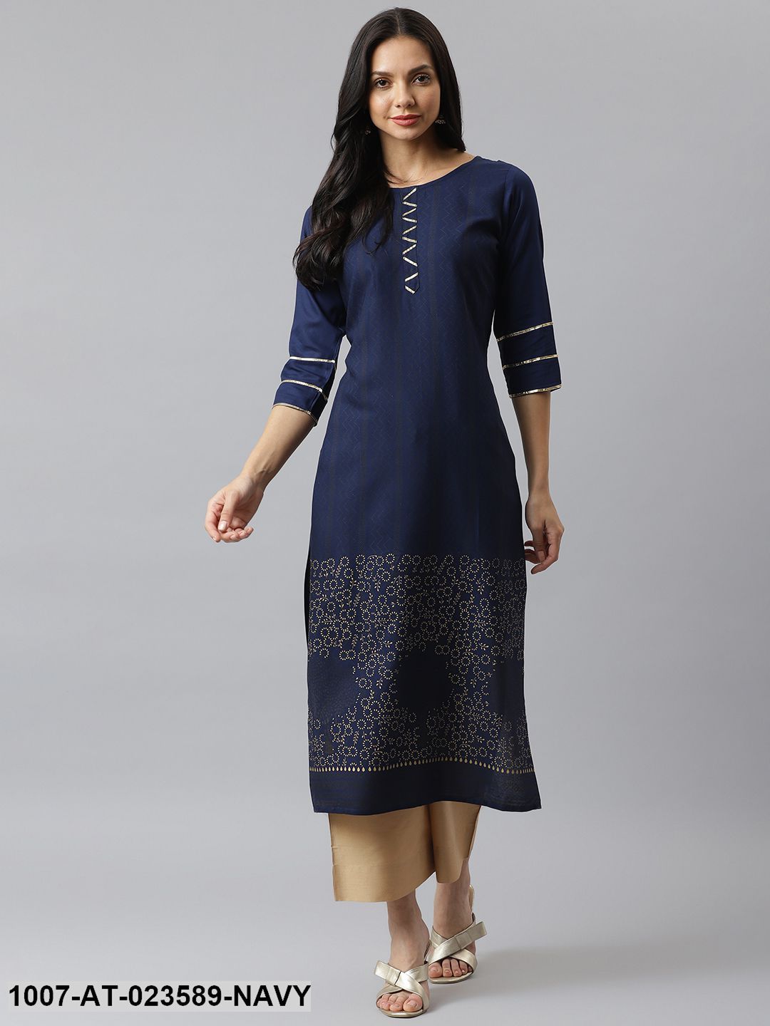 Printed Rayon Straight Kurta (Pre-Order)