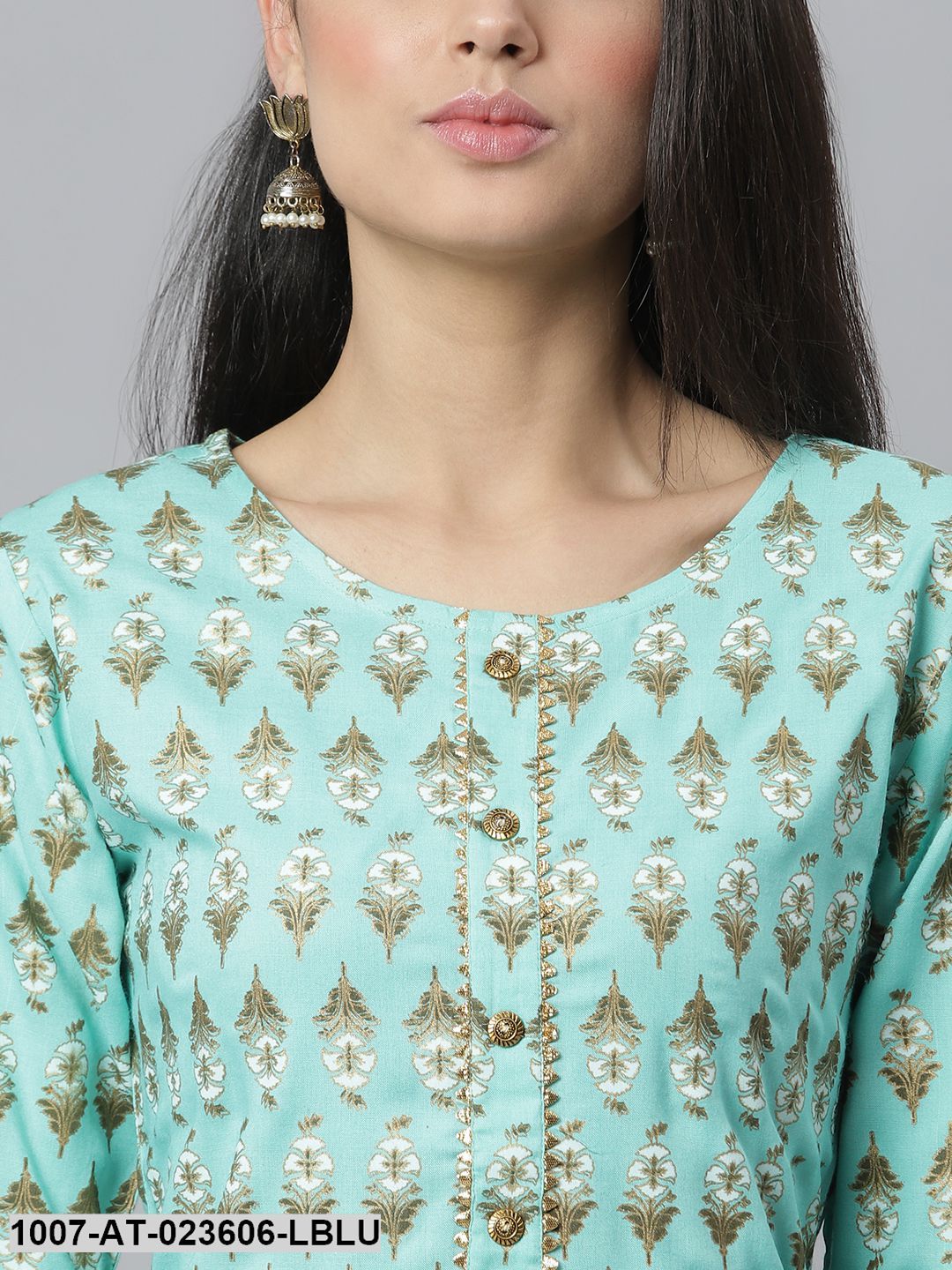 Women's Floral Printed Rayon Straight Kurta (Pre-Order)