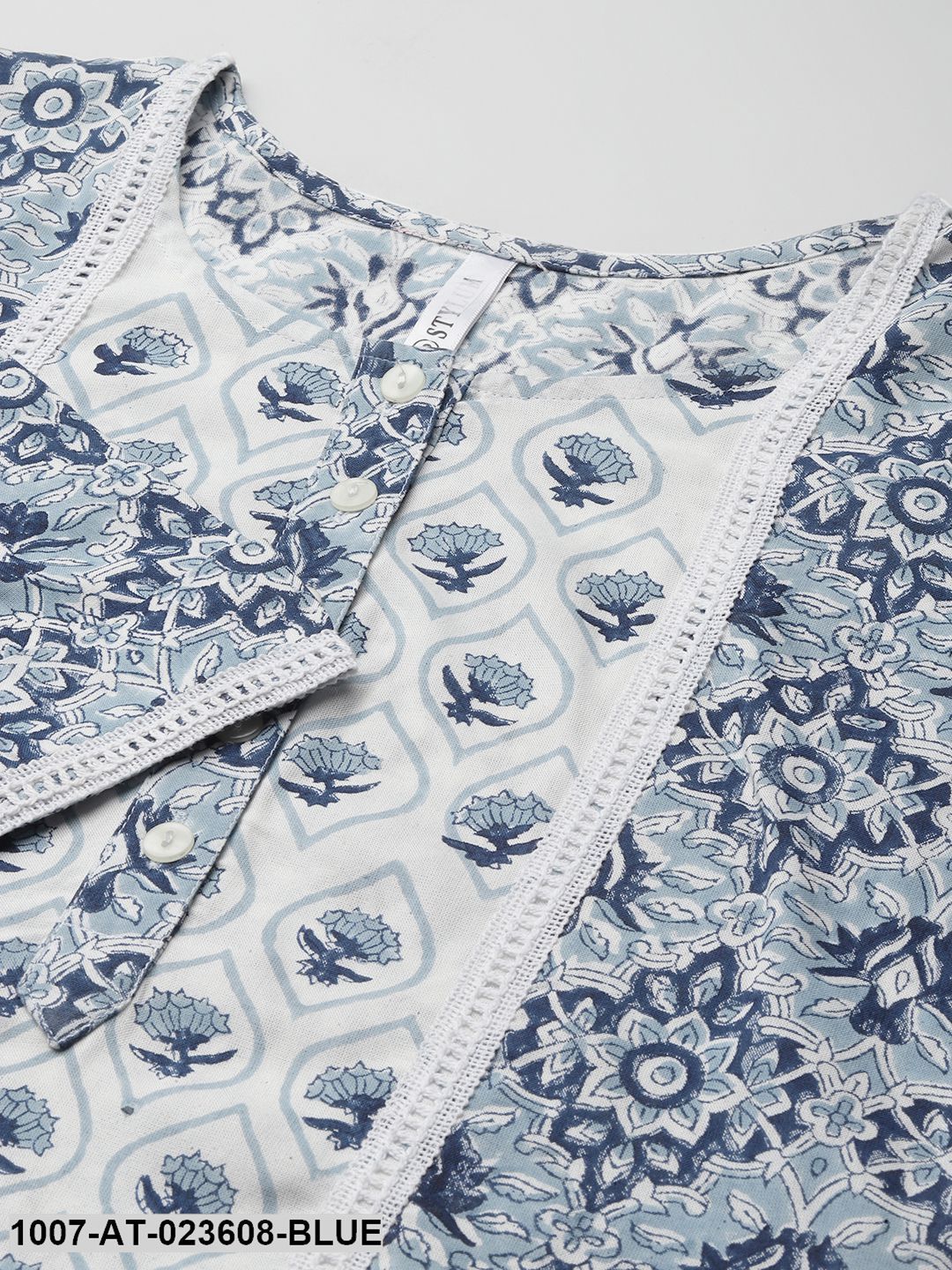 Women's Floral Printed Rayon Straight Kurta (Pre-Order)