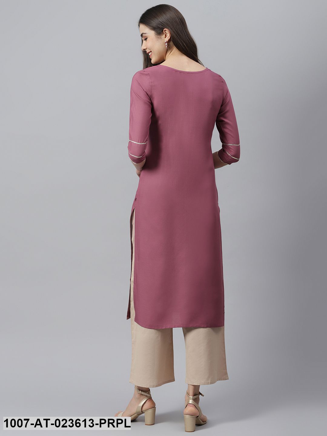 Women's Printed Rayon Straight Kurta (Pre-Order)