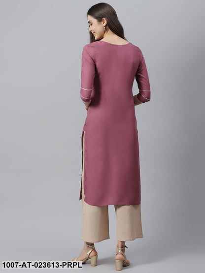Women's Printed Rayon Straight Kurta (Pre-Order)
