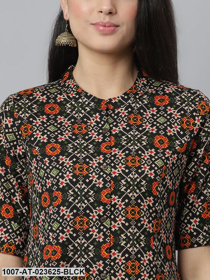 Women's Printed Rayon A-Line Kurta (Pre-Order)