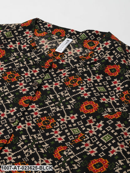 Women's Printed Rayon A-Line Kurta (Pre-Order)