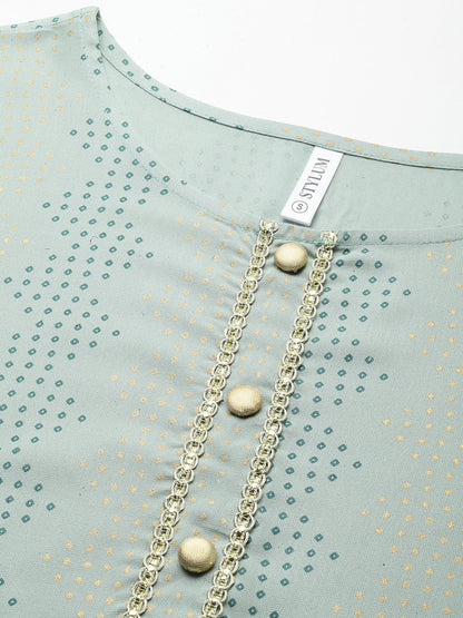 Printed Rayon Straight Kurta (Pre-Order)