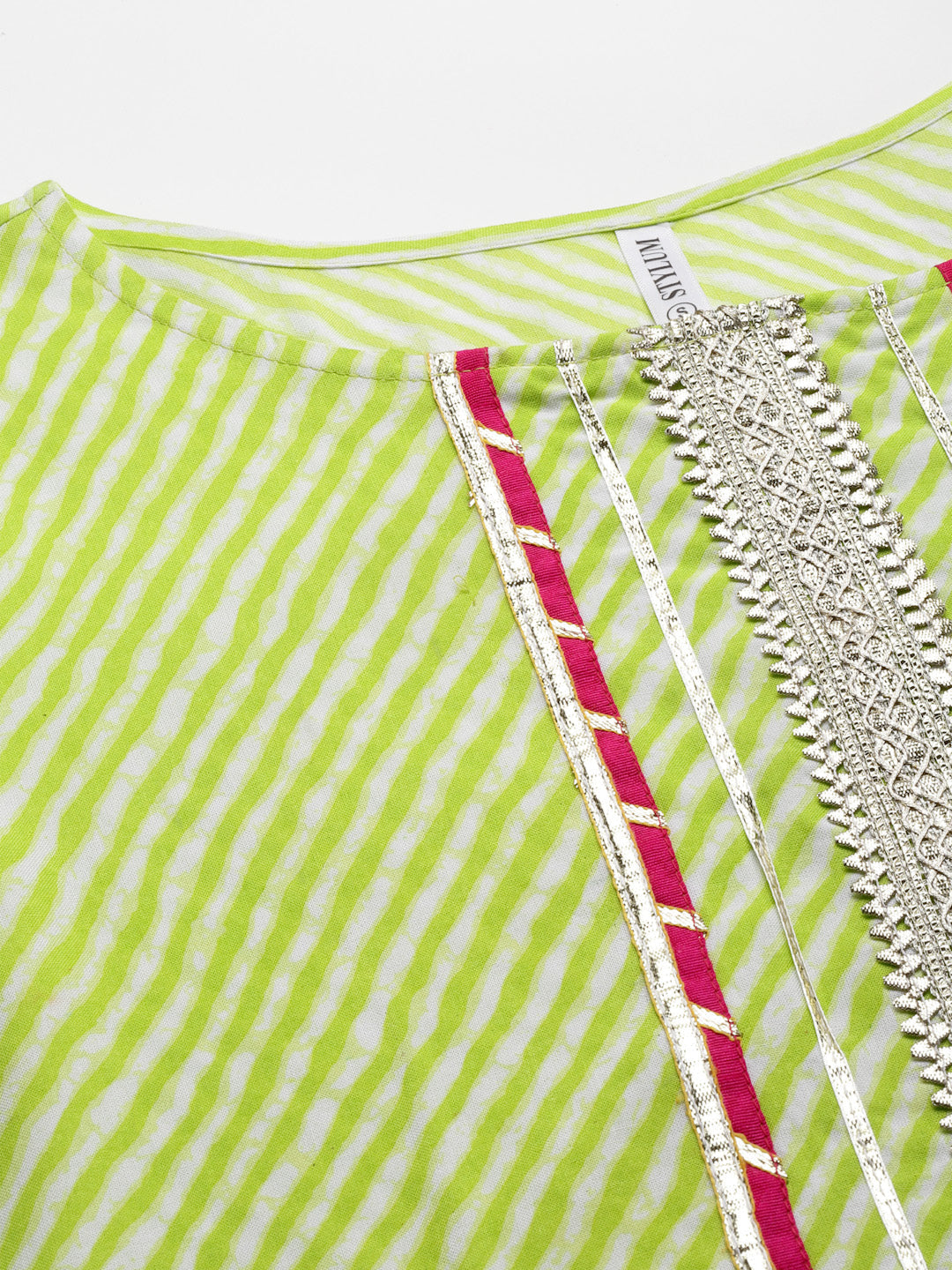 Lehariya Printed Rayon Straight Kurta (Pre-Order)