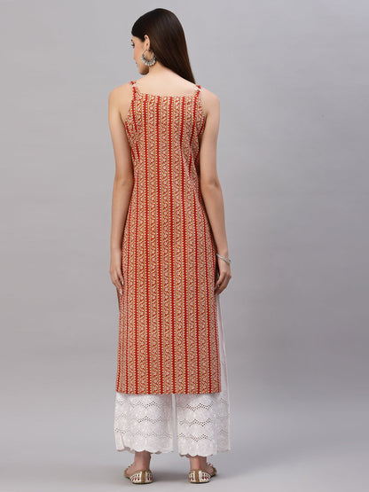 Printed Cotton Straight Kurta (Pre-Order)