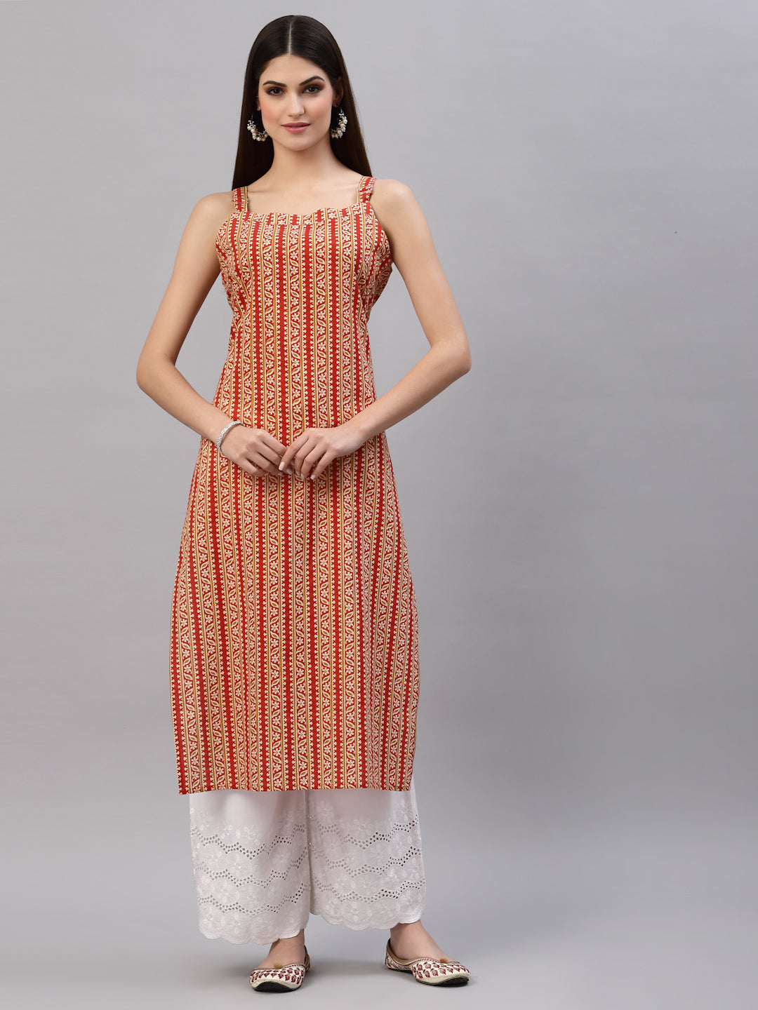 Printed Cotton Straight Kurta (Pre-Order)
