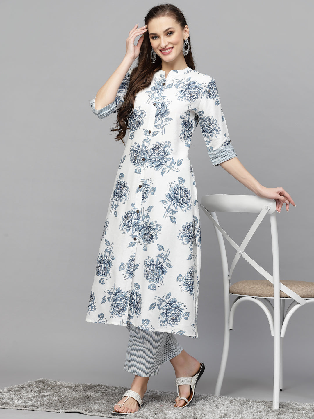 Printed Rayon A-Line Kurta (Pre-Order)
