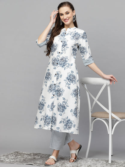 Printed Rayon A-Line Kurta (Pre-Order)