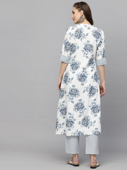 Printed Rayon A-Line Kurta (Pre-Order)