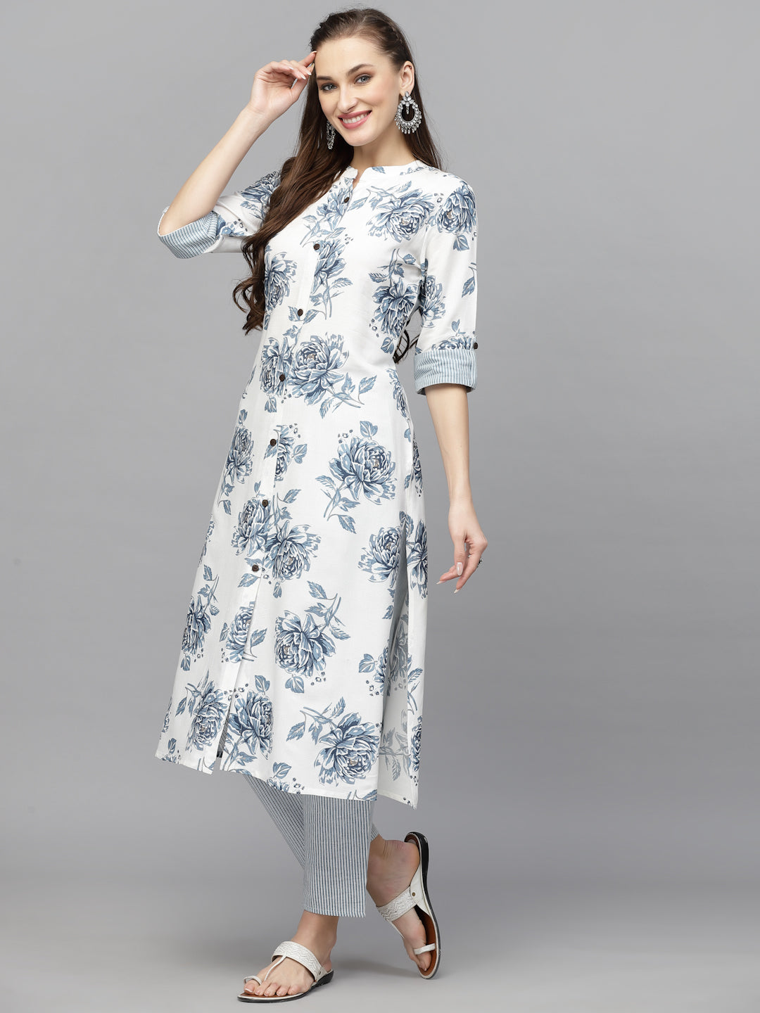 Printed Rayon A-Line Kurta (Pre-Order)