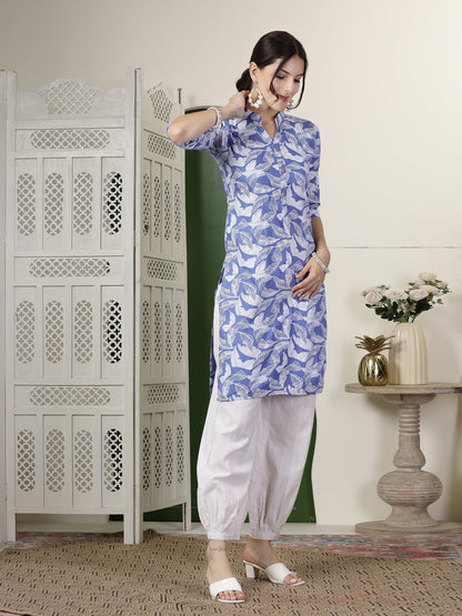 Paisley Printed Rayon Straight Kurta (Pre-Order)