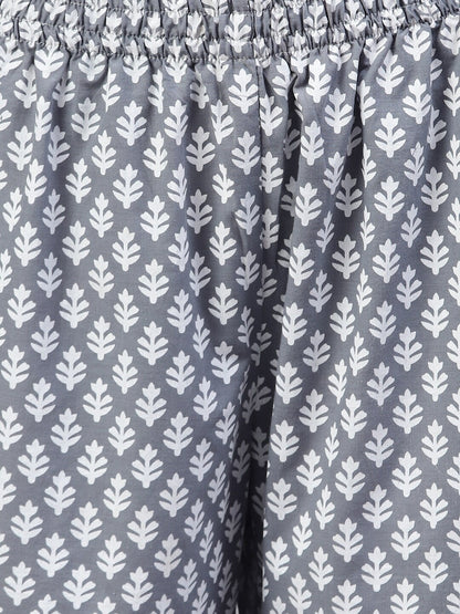 Cotton Floral Print Night Suit Set (Pre-Order)