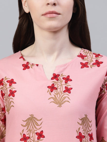 Cotton Floral Print Night Suit Set (Pre-Order)