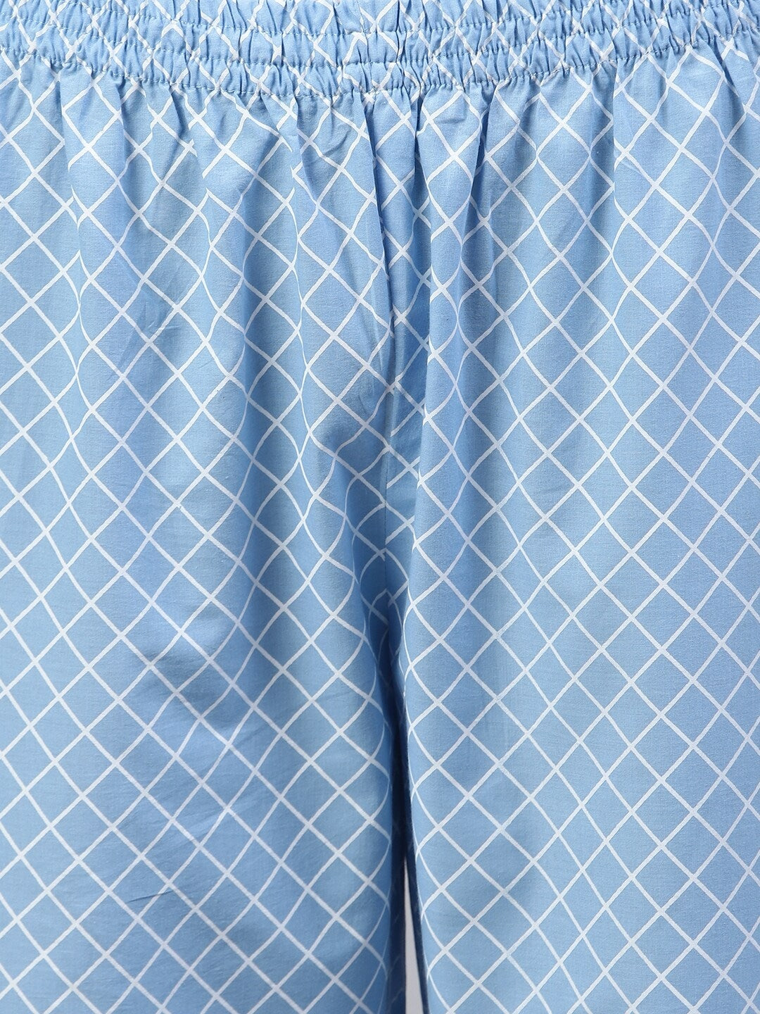 Cotton Geometric Print Night Suit Set (Pre-Order)