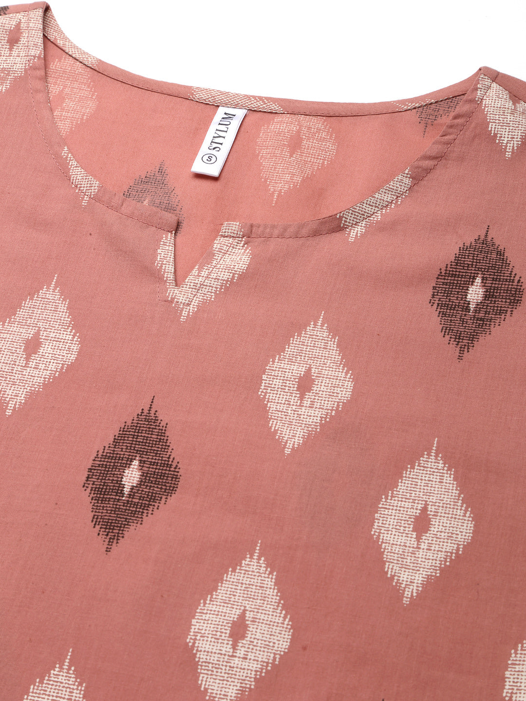 Ikat Print Rayon Night Suit Set (Pre-Order)