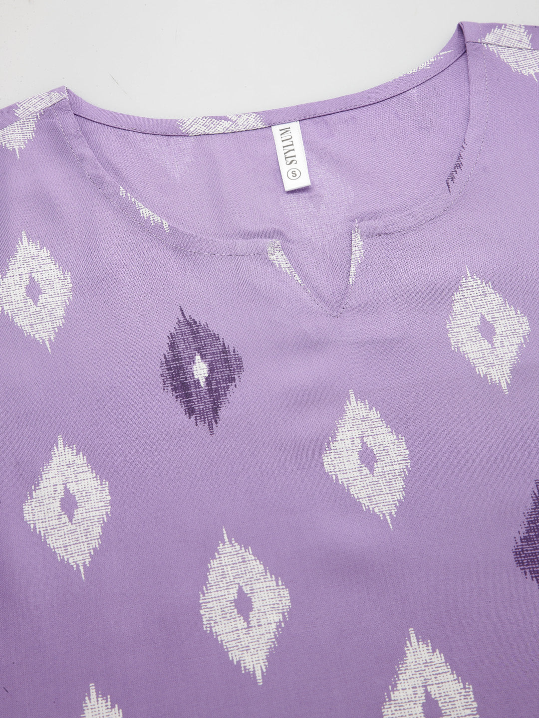 Ikat Print Rayon Night Suit Set (Pre-Order)