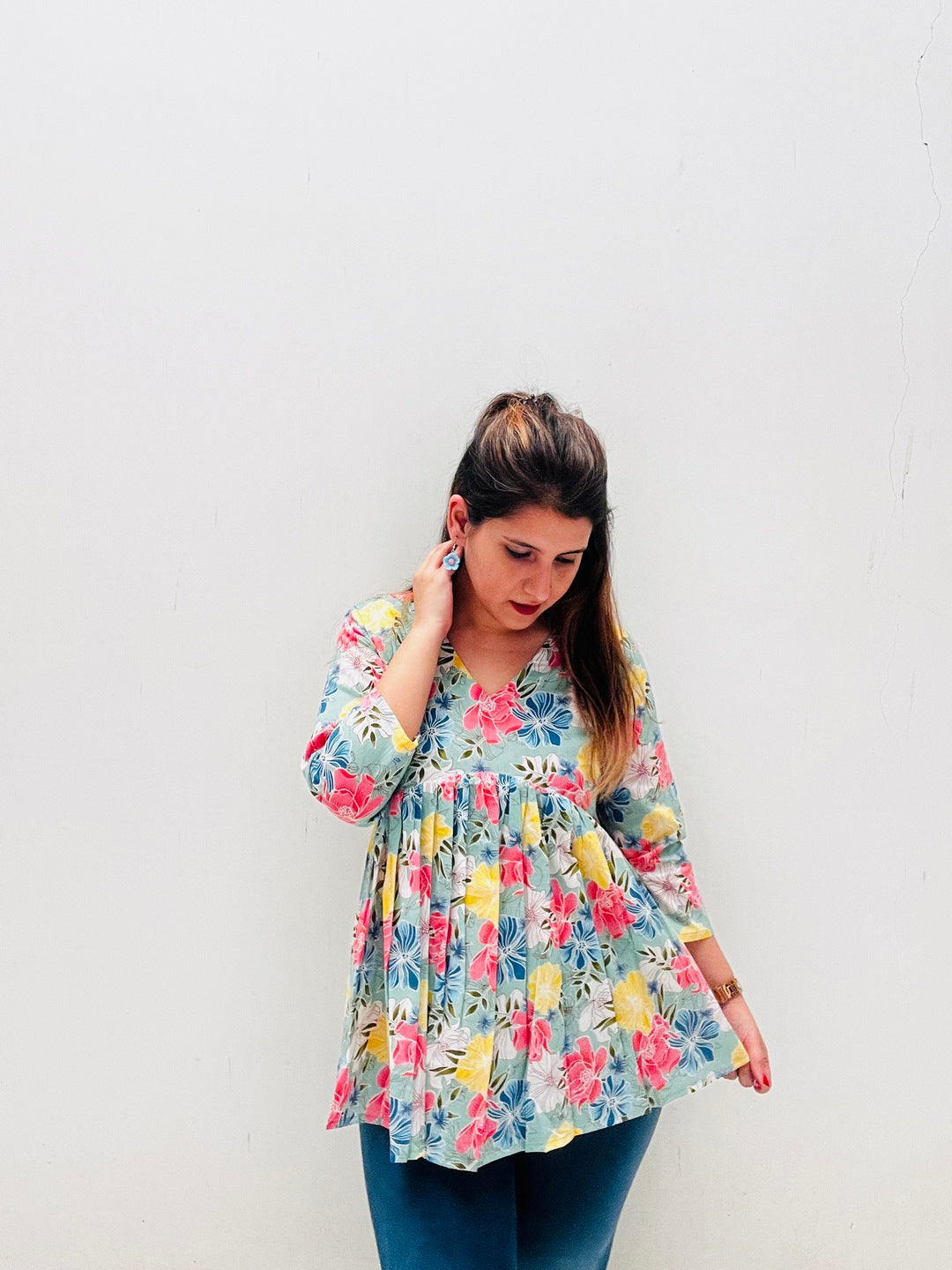 Cotton Printed Top