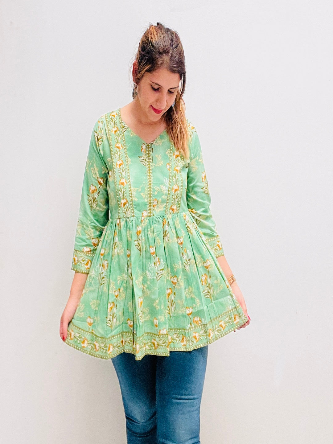 Cotton Printed Top