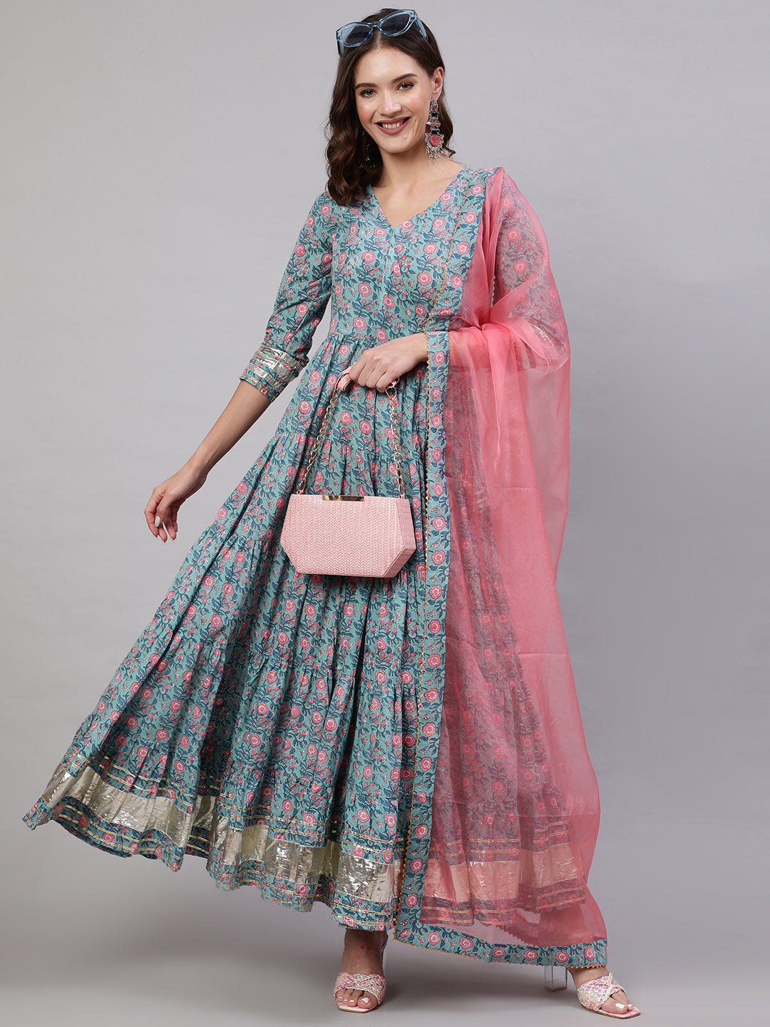 Glam Roots green rayon printed kurta – wholesale manufacturer &amp; exporter from India