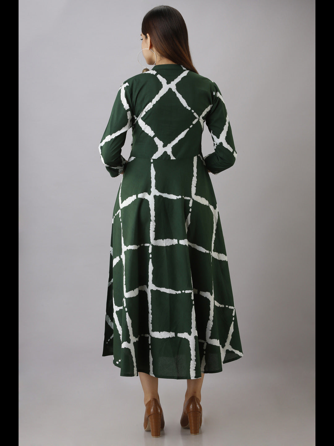 Printed Viscose Rayon Flared Kurta