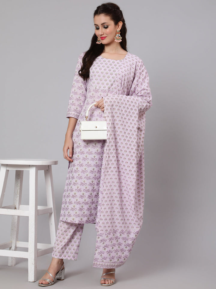 Women Click purple cotton printed kurta – wholesale manufacturer &amp; exporter from India