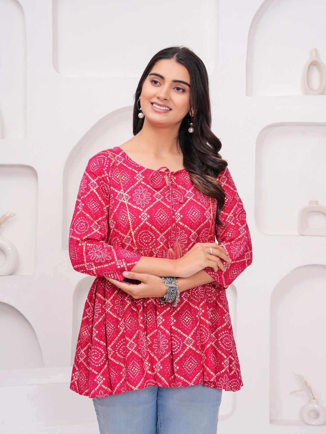 Kbz rayon floral top – wholesale manufacturer & exporter from India